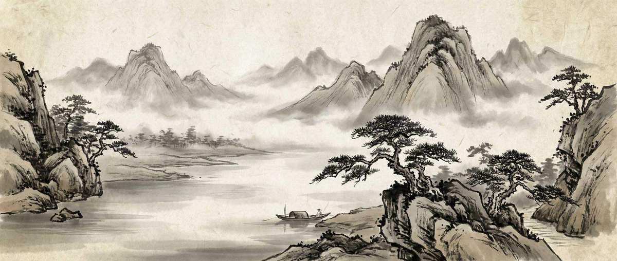 新葡京 - 水墨山水画背景
